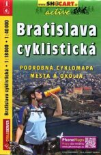 Bratislava cyklistická/cyklomapa 1:18T/1:40T - 