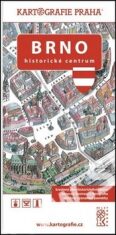 Brno - Historické centrum/Kreslený plán města - 