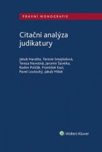 Citační analýza judikatury - Jakub Harašta, ...