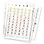 Daniel Smith Watercolour Dot Card 266 odstínů - 