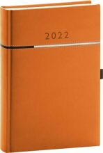 Diář 2022: Tomy - oranžovočerný/denní, 15 x 21 cm - Presco Group