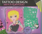 Fashion Girl kreativní skicák - Návrhy tetování - 
