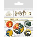 Harry Potter Koleje - set odznaků - 