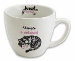 Hrnek Kočka s miskou - Hrnky Morning Cat - 