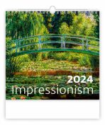 Kalendář nástěnný 2024 - Impressionism - 