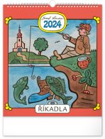 Nástěnný kalendář Josef Lada - Říkadla 2024 - 