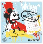 Kalendář - W. Disney Mickey Mouse omalovánkový - nástěnný (CZ, SK, HU, GB) - Walt Disney