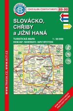 KČT 89-90 Slovácko, Chřiby, Jižní Haná 1:50 000 / Turistická mapa (Defekt) - 