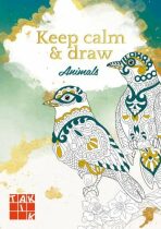 Keep calm & draw - Animals (antistresové omalovánky) - 