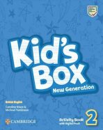 Kid´s Box New Generation 2 Activity Book with Digital Pack - Caroline Nixon, ...