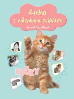Kniha s nálepkami zvířátek Kočky - 