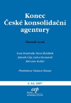 Konec České konsolidační agentury - Zdeněk Čáp, ...