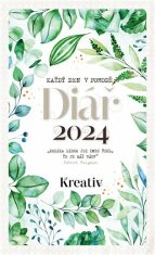 Kreativ Diář 2024 - Zelené rostliny - 