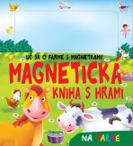 Magnetická kniha s hrami - Na farme - 