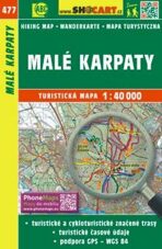Malé Karpaty 1:40T/477 Turistická mapa SHOCart - 