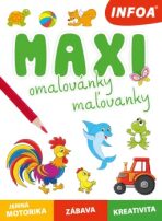 Maxi omalovánky / maľovanky - jemná motorika, zábava, kreativita - 