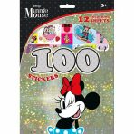 Minnie - 100 samolepek s omalovánkovými listy - 