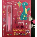 Můj tajný deník na klíček Dinosauři (růžový) - 