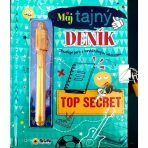 Můj tajný deník na klíček Top secret (zelený) - 