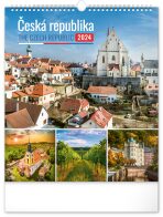 Kalendář 2024 nástěnný: Česká republika, 30 × 34 cm - 