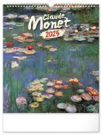 NOTIQUE Nástěnný kalendář Claude Monet 2025, 30 x 34 cm - 