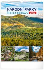 Nástěnný kalendář Národní parky Čech a Moravy 2022, 33 x 46 cm - 