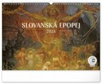 Nástěnný kalendář Slovanská epopej - Alfons Mucha 2024 - 