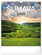 Nástěnný kalendář Šumava 2025, 30 × 34 cm - 