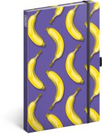 NOTIQUE Notes Banány, linkovaný, 13 x 21 cm - 