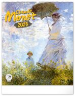 NOTIQUE Nástěnný kalendář Claude Monet 2025, 48 x 56 cm - 