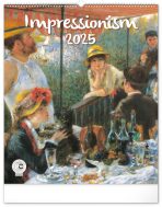 NOTIQUE Nástěnný kalendář Impresionismus 2025, 48 x 56 cm - 