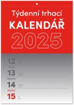 Trhací týdenní kalendář 2025 - nástěný kalendář - 