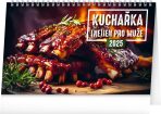 NOTIQUE Stolní kalendář Kuchařka (ne)jen pro muže 2025, 23,1 x 14,5 cm - 