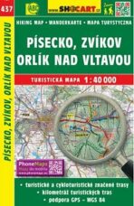 Písecko, Zvíkov, Orlík nad Vltavou 1:40 000 - 