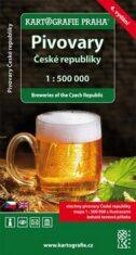 Pivovary České republiky s brožurou/1:500 tis.(tematická mapa) - 