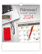 Plánovací kalendář/kalendár - nástěnný kalendář 2024 - 