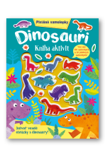 Plstěné samolepky - Dinosauři - kniha aktivit - 