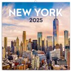 Poznámkový kalendář New York 2025, 30 × 30 cm - 