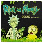 NOTIQUE Poznámkový kalendář Rick a Morty 2025, 30 x 30 cm - 