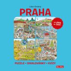 Praha - Puzzle, omalovánky, kvízy - Libor Drobný, ...