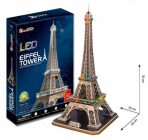 Puzzle 3D Eiffelova věž / led - 82 dílků - 