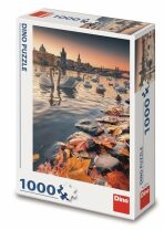 Puzzle 1000 Labutě na Vltavě - 