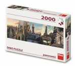 Puzzle 2000 Paříž koláž panoramic - 