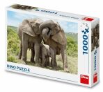 Puzzle 1000 Sloní rodina - 