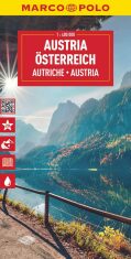 Rakousko 1:400 000 / automapa Marco Polo - 