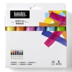 Sada akrylových markerů Liquitex Vibrant široké 6ks - 