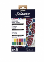 Sada barev na textil Setacolor 12x20ml - 