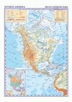 Severní a střední Amerika - příruční obecně zeměpisná mapa A3/1:35 mil. - 