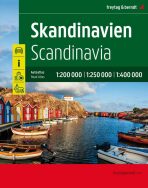 Skandinávie 1:200 000 - 1:400 000 / autoatlas - 