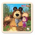 Skládačka Puzzle Máša a Medvěd s myškou - 